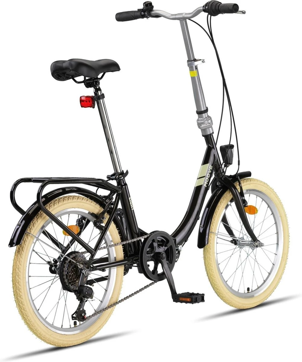 Pacto Eight 20 Inch Vouwfiets 6v Zwart 2 Pacto Eight 20 Inch Vouwfiets 6v Zwart - Afbeelding 2