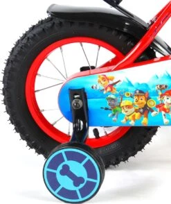 Volare Paw Patrol Kinderfiets - Jongens - 12 Inch - Rood/Blauw -Fietsen Kortingswinkel 1007x1200 2