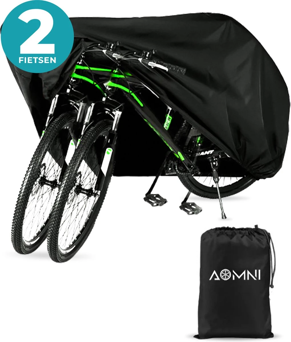 Aomni Universele Fietshoes - Voor 1 Fiets Of 2 Fietsen - Waterdicht En Ultra Sterk - Incl. Opbergzak 1 Aomni Universele Fietshoes - Voor 1 Fiets Of 2 Fietsen - Waterdicht En Ultra Sterk - Incl. Opbergzak