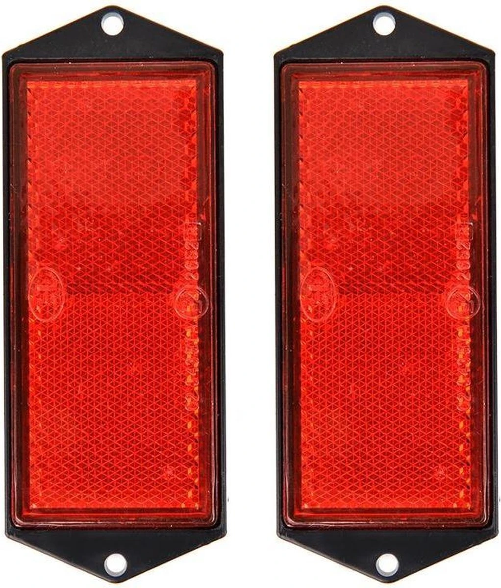 PROPLUS Pro Plus Reflector Met Schroefbevestiging - 104 X 40 Mm - Rood - 2 Stuks 11 PROPLUS Pro Plus Reflector Met Schroefbevestiging - 104 X 40 Mm - Rood - 2 Stuks - Afbeelding 11