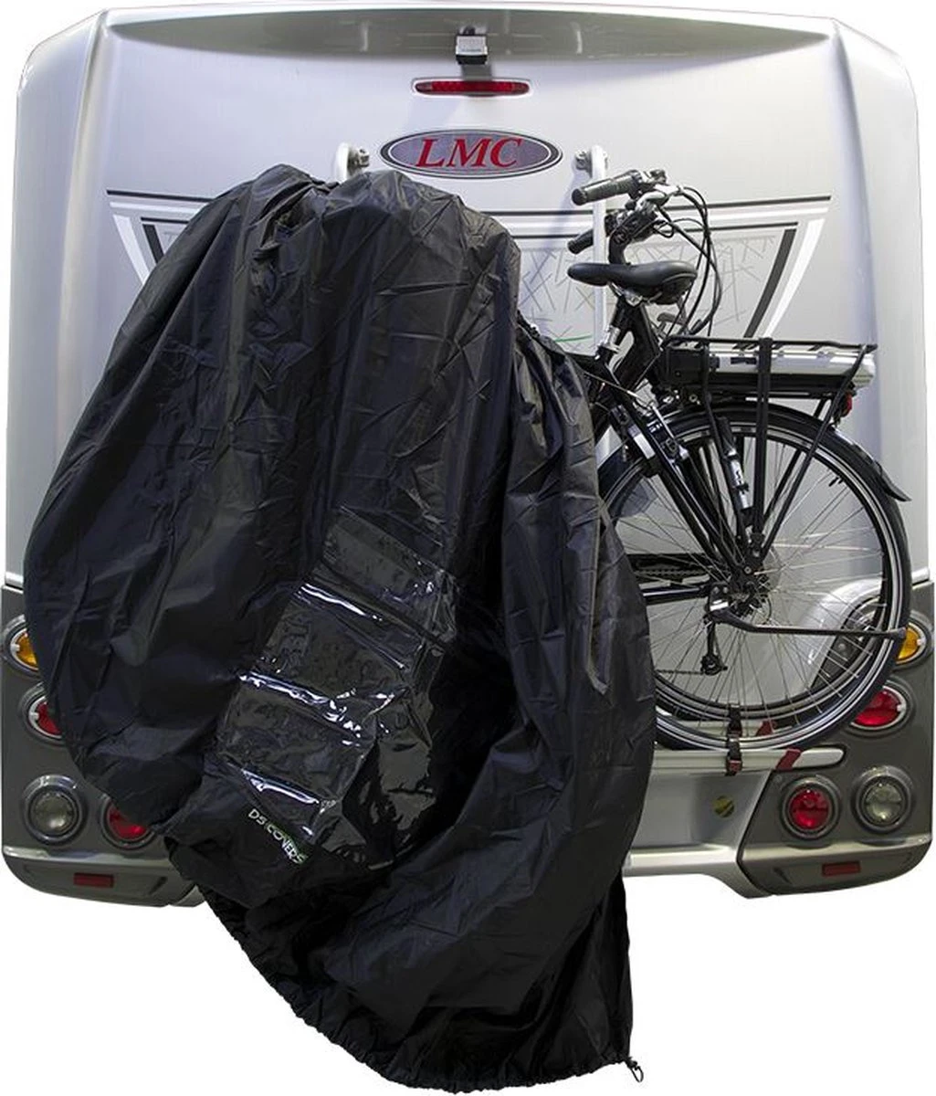 STAR Fietsdragerhoes Van DS COVERS – Outdoor – Waterdicht – Met Gevarenbordhouder – 300D Oxford – Incl. Opbergzak – Geschikt Voor 2/3 Fietsen – Beschermt De Fiets(en) Achterop De Caravan En Camper 3 STAR Fietsdragerhoes Van DS COVERS – Outdoor – Waterdicht – Met Gevarenbordhouder – 300D Oxford – Incl. Opbergzak – Geschikt Voor 2/3 Fietsen – Beschermt De Fiets(en) Achterop De Caravan En Camper - Afbeelding 3