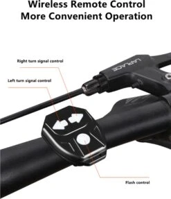 GoShops FY-1820 - Richtingaanwijzer Fiets - Knipperlichting - Fietsverlichting - LED - USB Oplaadbaar - Waterbestendig - Afstandsbediening - Draadloos - Verstelbaar - Achterlicht Fiets -Fietsen Kortingswinkel 1031x1200