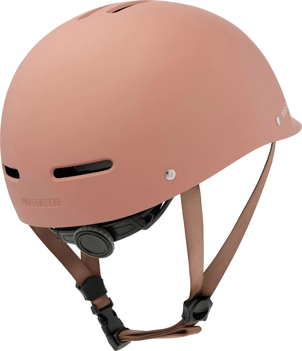 Veloretti Kids Helm - Blazing Salmon (Maat S) 2 Veloretti Kids Helm - Blazing Salmon (Maat S) - Afbeelding 2