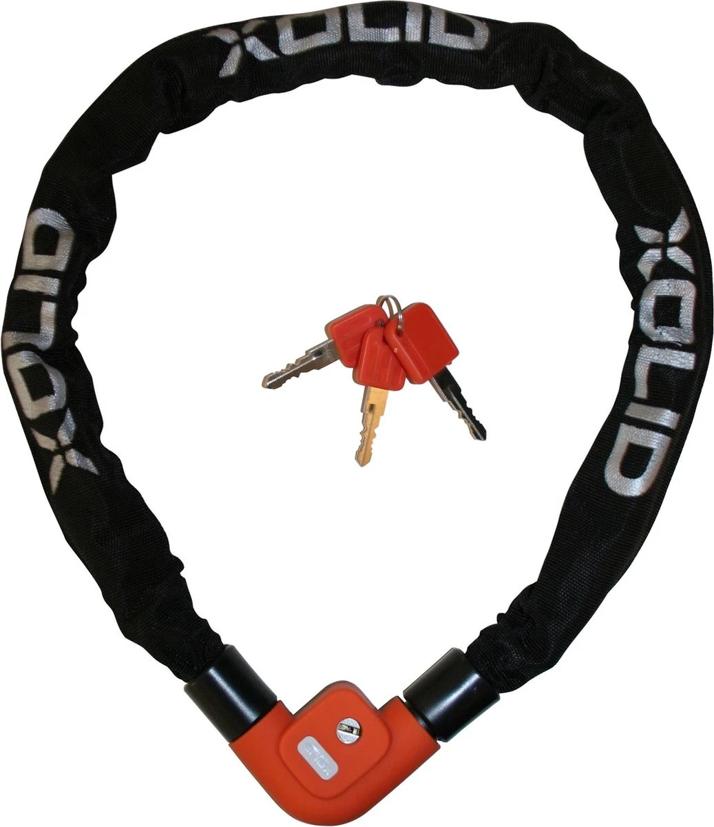 Xolid Kettingslot Met 3x Sleutel Incl. 1x LED - Solid Pantserslot Uit Gehard Staal - Gebruik Slot Lock Motor Scooter Fiets Motorslot Scooterslot - Alternatief Voor Ketting Ringslot Cijferslot Kabelslot Beugelslot - Lengte 100CM Dikte 8MM - Zwart 6 Xolid Kettingslot Met 3x Sleutel Incl. 1x LED - Solid Pantserslot Uit Gehard Staal - Gebruik Slot Lock Motor Scooter Fiets Motorslot Scooterslot - Alternatief Voor Ketting Ringslot Cijferslot Kabelslot Beugelslot - Lengte 100CM Dikte 8MM - Zwart - Afbeelding 6