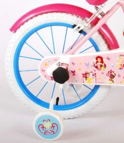 Volare Disney Princess Kinderfiets - Meisjes - 16 Inch - Roze Blauw - Twee Handremmen -Fietsen Kortingswinkel 1040x1200 4