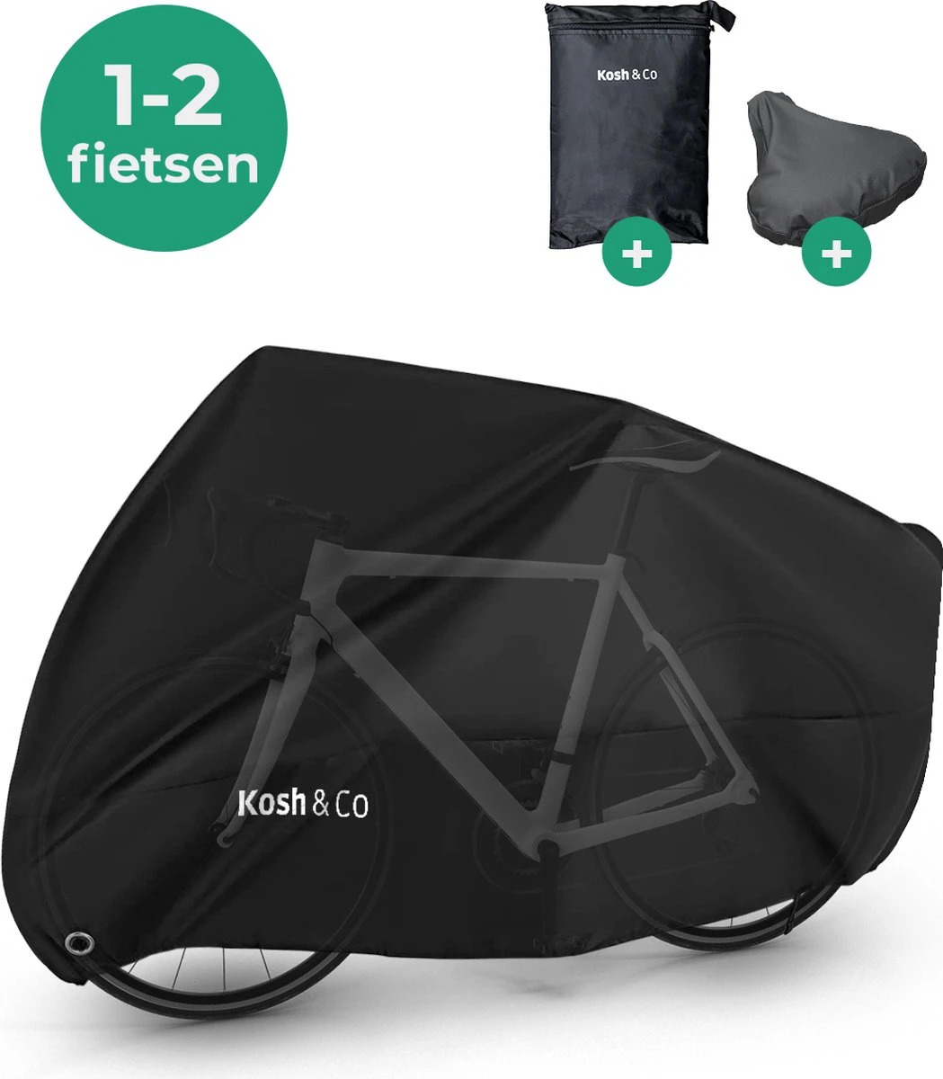 Merkloos Fietshoes Voor 2 Fietsen - Fietshoes Waterdicht - XL - Incl. Gratis Zakje & Zadelhoes 1 Merkloos Fietshoes Voor 2 Fietsen - Fietshoes Waterdicht - XL - Incl. Gratis Zakje & Zadelhoes