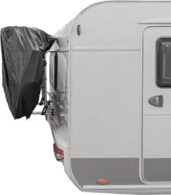 ProPlus Fietsbeschermhoes Voor 2 Fietsen Met Zichttas Voor Waarschuwingsbord Voor Caravans En Campers -Fietsen Kortingswinkel 1056x1200