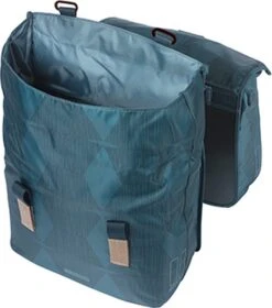 Basil Elegance Dubbele Fietstas MIK - 40-49 Liter - Estate Blauw -Fietsen Kortingswinkel 1059x1200 1