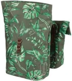 Basil Ever-Green Dubbele Fietstas - Beige - 32 Liter -Fietsen Kortingswinkel 1072x1200