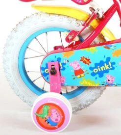 Volare Peppa Pig Kinderfiets - Meisjes - 12 Inch - Roze - 2 Handremmen -Fietsen Kortingswinkel 1079x1200 1