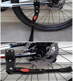 Merkloos Fietsstandaard Enkel 26 Cm Zijstandaard Aluminium Roestvrij Fiets Mountainbikes Makkelijk Te Installeren - Mountainbike Standaard Universeel - MTB Kickstand -Fietsen Kortingswinkel 1084x1200 5