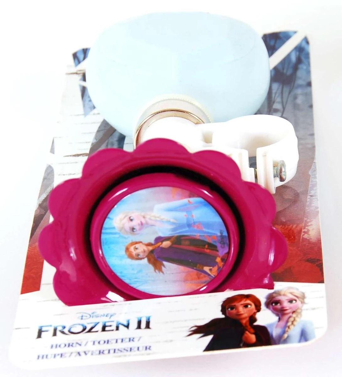 Disney Frozen 2 Fietstoeter - Kinderen - Licht Blauw Paars 3 Disney Frozen 2 Fietstoeter - Kinderen - Licht Blauw Paars - Afbeelding 3