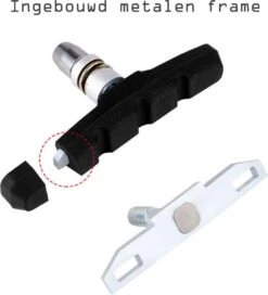 2 Set Universele Rubberen Fiets V Remblokken Set - 2 Paar – 4Stuks – 70mm | Rubber Remblokjes | Fietsen Remblok | Remblokkenset | Remblokset Geschikt Voor Mountainbike, Stadsfiets, Vouwfiets En Tourfiets -Fietsen Kortingswinkel 1089x1200 8