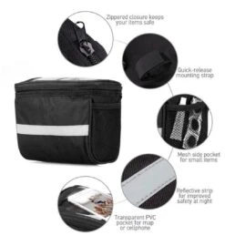 Fietstas Stuur Stuurtas Voor Fiets Met Smartphone- Of Kaarthouder - Zwart 17 Fietstas Stuur Stuurtas Voor Fiets Met Smartphone- Of Kaarthouder - Zwart -Fietsen Kortingswinkel 1099x1200 1