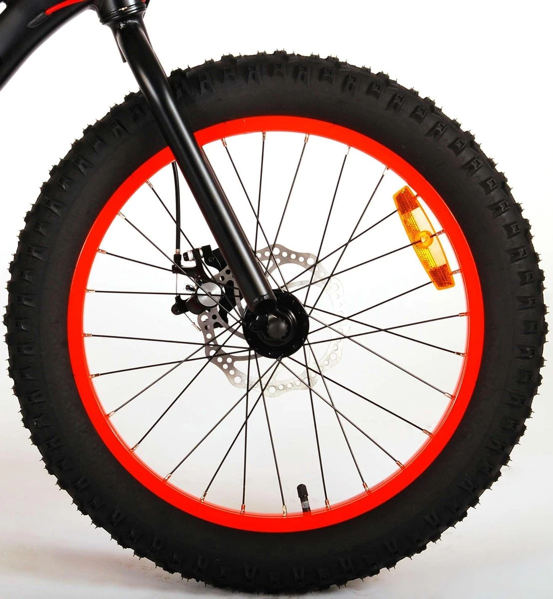 Volare Gradient Kinderfiets – Jongens – 20 Inch – Zwart Oranje Rood – 6 Speed – Prime Collection 3 Volare Gradient Kinderfiets – Jongens – 20 Inch – Zwart Oranje Rood – 6 Speed – Prime Collection - Afbeelding 3