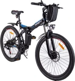 Myatu E-Bike 26-inch E-bike Voor Vrouwen En Mannen, Mountainbike Elektrische Fiets Met 36V 10.4AH Accu En Shimano 21 Versnellingen, 21 Versnellingen, Derailleur, 250 W-Zwart En Blauw 15 Myatu E-Bike 26-inch E-bike Voor Vrouwen En Mannen, Mountainbike Elektrische Fiets Met 36V 10.4AH Accu En Shimano 21 Versnellingen, 21 Versnellingen, Derailleur, 250 W-Zwart En Blauw -Fietsen Kortingswinkel 1111x1200 3