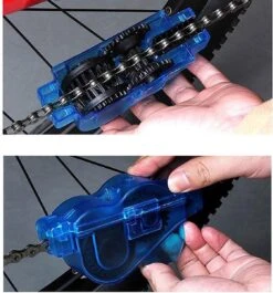 VITAMO Fietsketting Reiniger + 4 Borstels - Fiets Ketting Schoonmaken - Kettingbeschermer - Fietsgereedschap - Kettingborstel - Fietsversnelling Cleaner - Fietskettingreiniger - Schoonmaak Set - Gratis Handschoenen -Fietsen Kortingswinkel 1120x1200 1