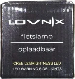 Lovnix - Oplaadbare Fietslamp LED Verlichting Set - USB Oplaadbaar - Fietslicht Met LED Lamp - Voor- En- Achter Licht - Regenbestendig - Geschikt Voor Mountainbike Fietsen Wandelen Speleologie -Fietsen Kortingswinkel 1128x1200 2