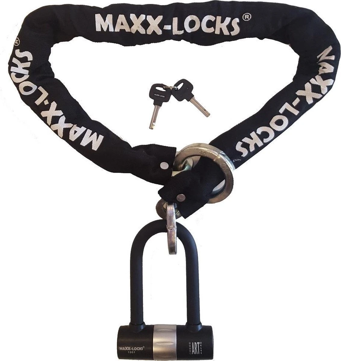 Maxx-Locks Tirau Scooterslot / Motorslot ART 4 Kettingslot + Loop - 150cm 1 Maxx-Locks Tirau Scooterslot / Motorslot ART 4 Kettingslot + Loop - 150cm