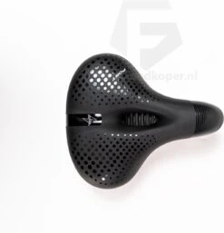 Voltano Pro Gel Fietszadel – Met Uitsparing – Zwart – Unisex - Inclusief Zadelstrop - Ergonomisch Gevormd - Elastomeer Vering -Fietsen Kortingswinkel 1154x1200 8
