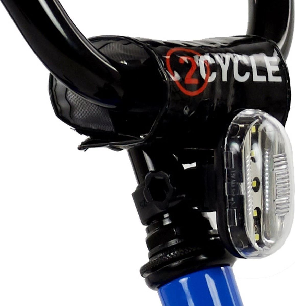 2Cycle Biker Kinderfiets - 18 Inch - Blauw - Jongensfiets 7 2Cycle Biker Kinderfiets - 18 Inch - Blauw - Jongensfiets - Afbeelding 7