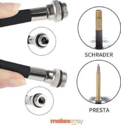 Fietspomp Racefiets | Mini Fietspomp | Met Flexible Slang | 8 Bar | Zwart -Fietsen Kortingswinkel 1157x1200 1