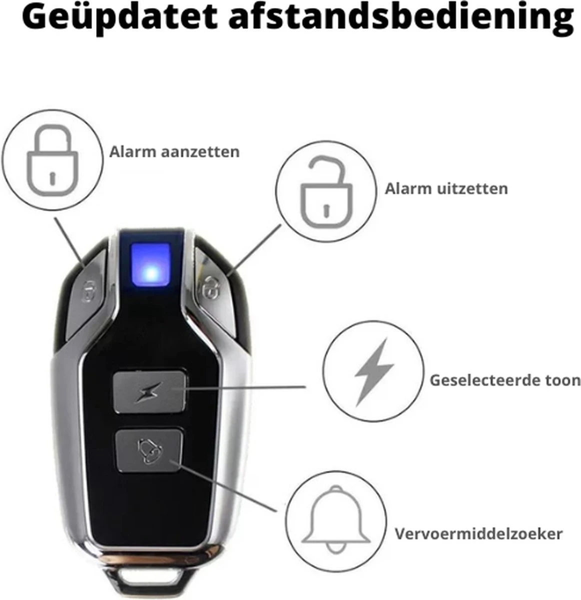 Titan Fietsalarm - NL Handleiding - (Best Reviewd Fietsalarm) Anti-diefstal -Alarm Afstandsbediening 2 Titan Fietsalarm - NL Handleiding - (Best Reviewd Fietsalarm) Anti-diefstal -Alarm Afstandsbediening - Afbeelding 2