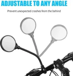 Merkloos 1 Stuk Fiets Achteruitkijkspiegel Groothoek Bolle Spiegel Mountainbike Veiligheid Spiegel Handvat Zachte Pijp 8cm -Fietsen Kortingswinkel 1164x1200 5
