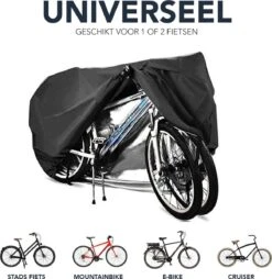Achaté Fietshoes Universeel Voor Alle Fietsen En Scooters - Waterdicht 420D Oxford - Fiets Hoes Voor 1 Fiets - Incl. Opbergzak -Fietsen Kortingswinkel 1166x1200