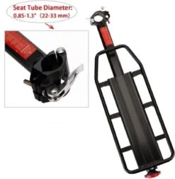 Merkloos Bagagedrager Fiets - Bagagerek Met Zadelpenbevestiging - Aluminium - Zwart - Geschikt Voor Mountainbike & Racefiets 10 Merkloos Bagagedrager Fiets - Bagagerek Met Zadelpenbevestiging - Aluminium - Zwart - Geschikt Voor Mountainbike & Racefiets -Fietsen Kortingswinkel 1170x1200 3