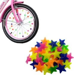 Entergoods® Fietsversiering Kinderfiets- Stuurslingers En Spaakkralen - Combi/Set - Fietsversiering Kinderen - Prinsessen Streamers Stuur + Spaakkralen Ster -Fietsen Kortingswinkel 1172x1200 5
