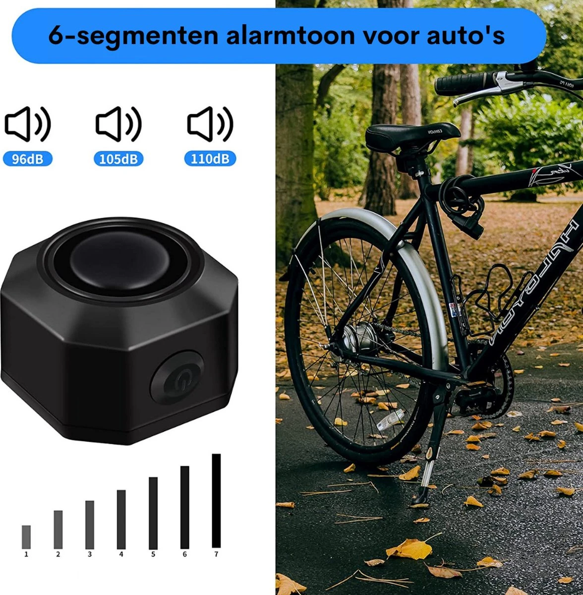 Onirique - Fiets Alarm Systemen - Fiets Alarm - Anti Diefstal - Met Afstandsbediening - Scooter Slot - Draadloos - USB-C Waterdicht - Motorfiets - Bike - Tracker - Anti-Theft - Vibratie - Scooter - Alarm Systeem - Fiets Alarm 5 Onirique - Fiets Alarm Systemen - Fiets Alarm - Anti Diefstal - Met Afstandsbediening - Scooter Slot - Draadloos - USB-C Waterdicht - Motorfiets - Bike - Tracker - Anti-Theft - Vibratie - Scooter - Alarm Systeem - Fiets Alarm - Afbeelding 5