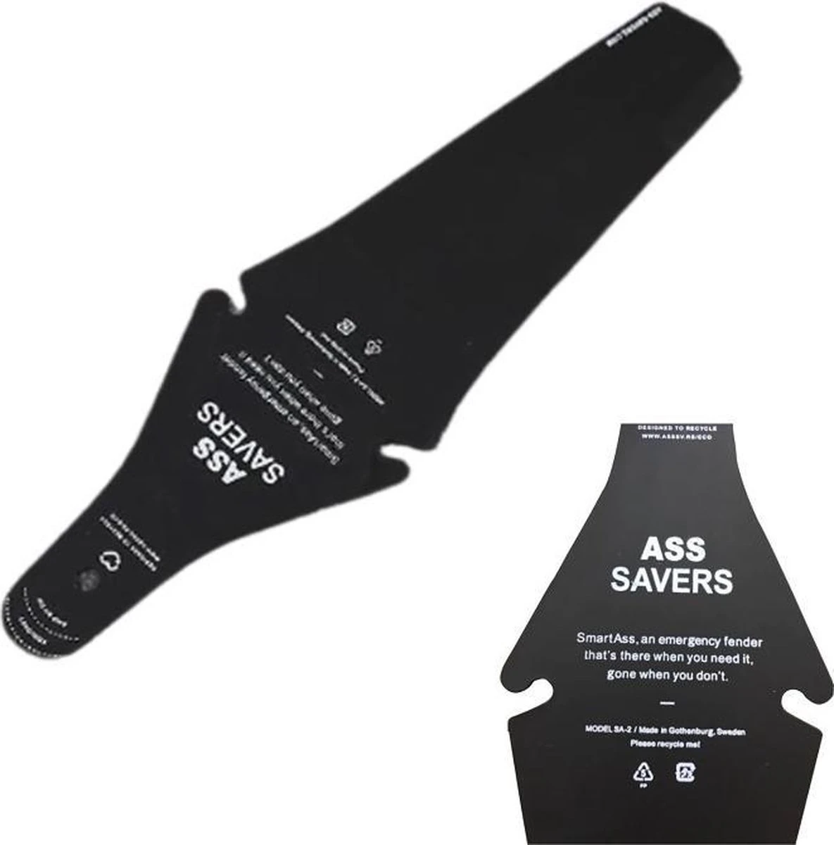 Ass Saver - Universeel Spatbord MTB - Mudguard - Zadel Spatbord Mountain Bike - Zwart 1 Ass Saver - Universeel Spatbord MTB - Mudguard - Zadel Spatbord Mountain Bike - Zwart
