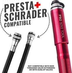 PRO BIKE TOOL Mini Luchtpomp Fiets, Fietspomp Voor Alle Ventielen (Presta & Schrader), Hoge Druk Tot 6,9 Bar / 100 PSI, Betrouwbare, Compacte & Lichtgewicht Framepomp, Pomp Voor Racefiets & Mountainbike. 8 PRO BIKE TOOL Mini Luchtpomp Fiets, Fietspomp Voor Alle Ventielen (Presta & Schrader), Hoge Druk Tot 6,9 Bar / 100 PSI, Betrouwbare, Compacte & Lichtgewicht Framepomp, Pomp Voor Racefiets & Mountainbike. -Fietsen Kortingswinkel 1187x1200 2