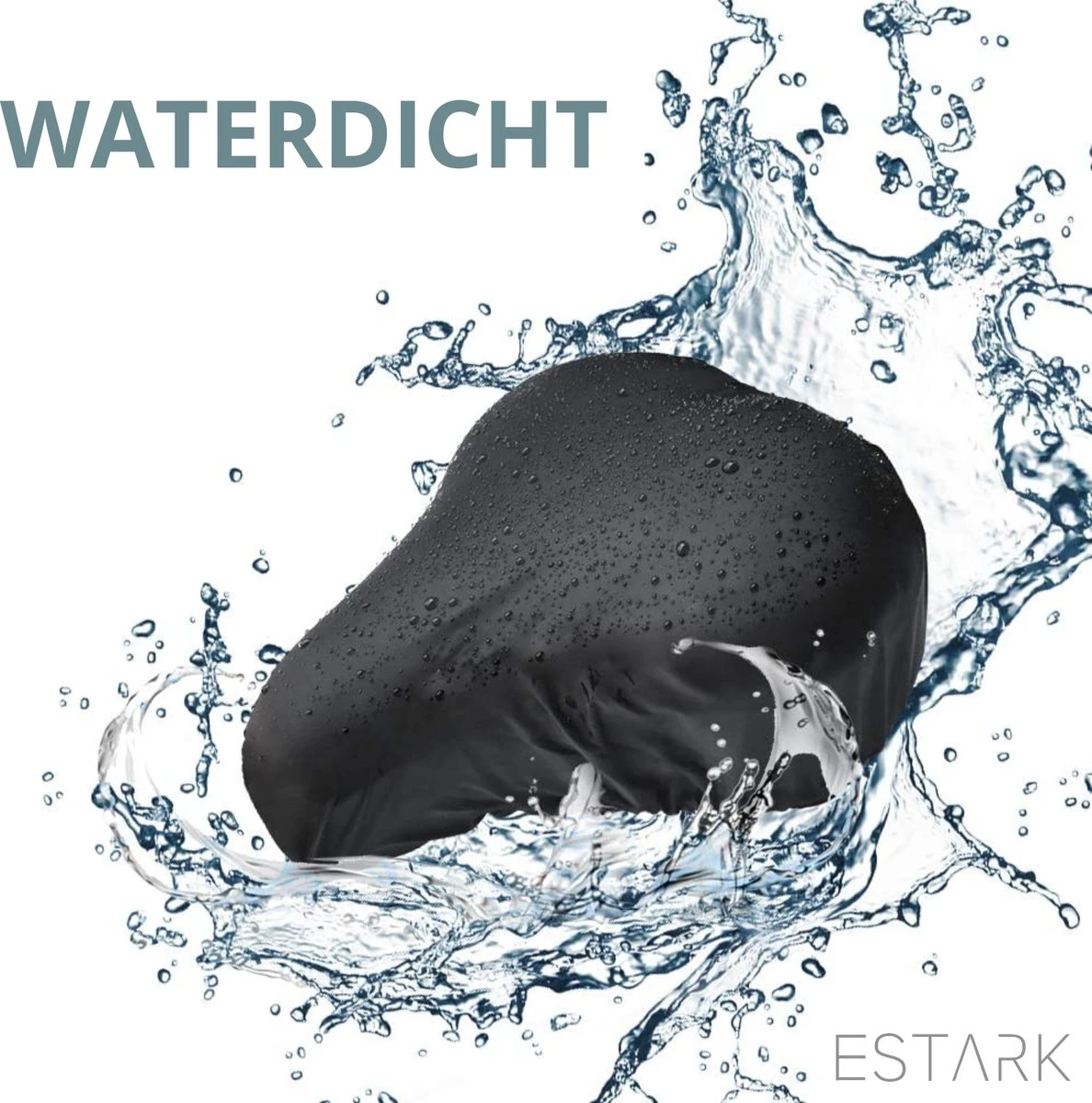 ESTARK® Zwarte Zadelhoes Waterdicht - Zadelhoezen Voor De Fiets - Zadel Cover - Zadel Zak - Hoes - Elastisch - Zwart 10 ESTARK® Zwarte Zadelhoes Waterdicht - Zadelhoezen Voor De Fiets - Zadel Cover - Zadel Zak - Hoes - Elastisch - Zwart - Afbeelding 10