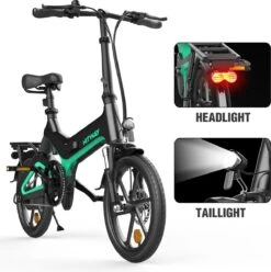 HITWAY Elektrische Fiets - Opvouwbare E-bike - 16 Inch-250W-2023 Model -Fietsen Kortingswinkel 1197x1200 13