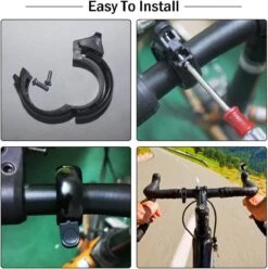 Fietsbel Voor 22mm Stuur - Mini Onzichtbare Bel - Voor MTB En Racefiets - Zwart -Fietsen Kortingswinkel 1197x1200 15