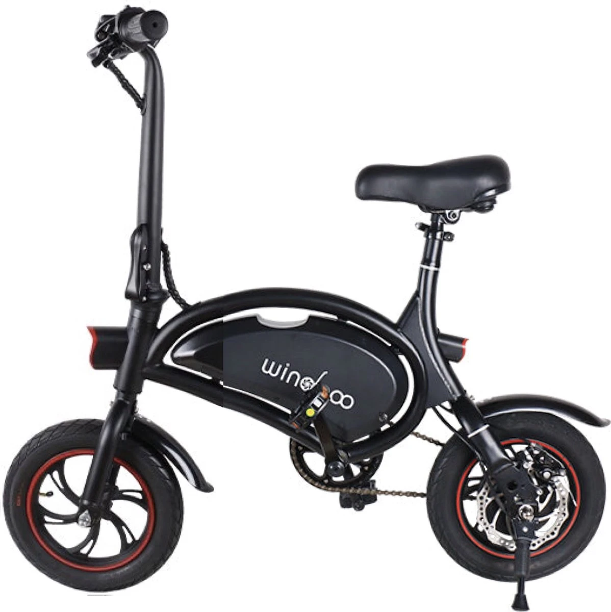 Merkloos Windgoo - B3 Pro V2 - Elektrische Long-Range E-Bike Met Trappers - E-bike - 25Km / H - Zwart 3 Merkloos Windgoo - B3 Pro V2 - Elektrische Long-Range E-Bike Met Trappers - E-bike - 25Km / H - Zwart - Afbeelding 3