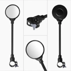 Merkloos 1 Stuk Fiets Achteruitkijkspiegel Groothoek Bolle Spiegel Mountainbike Veiligheid Spiegel Handvat Zachte Pijp 8cm -Fietsen Kortingswinkel 1198x1200 24