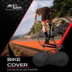 B-Y Sleeve Fietshoes T/m 29" - Fiets Beschermhoes - Racefiets Hoes - MTB - Bike Cover - Model: Black -Fietsen Kortingswinkel 1199x1200 3