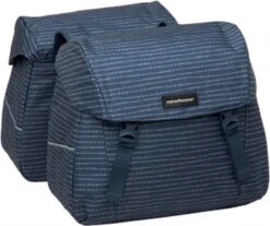 New Looxs Joli Double Nomi Dubbele Fietstas - 37 Liter - Blauw