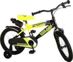 Volare Sportivo Kinderfiets - Jongens - 16 Inch - Neon Geel Zwart - 95% Afgemonteerd -Fietsen Kortingswinkel 1200x1009 2