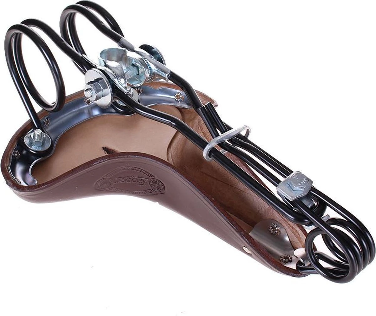 Lepper L-85 Hammock Fietszadel - Leer - Heren - Bruin 2 Lepper L-85 Hammock Fietszadel - Leer - Heren - Bruin - Afbeelding 2