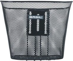 Basil Bremen Fietsmand - Voor - Staal - Inclusief Bevestigingssysteem - Zwart -Fietsen Kortingswinkel 1200x1012 2