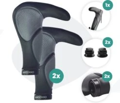 Voltano Ergonomisch Gevormde Fiets Handvatten Met Bar Ends - Handvat Eenvoudig Vastzetten Met Imbus - Incl. Bevestigingsmateriaal - Anti Plak Coating - Fietshandvatten Met Verhoogde Grip -Fietsen Kortingswinkel 1200x1030 8