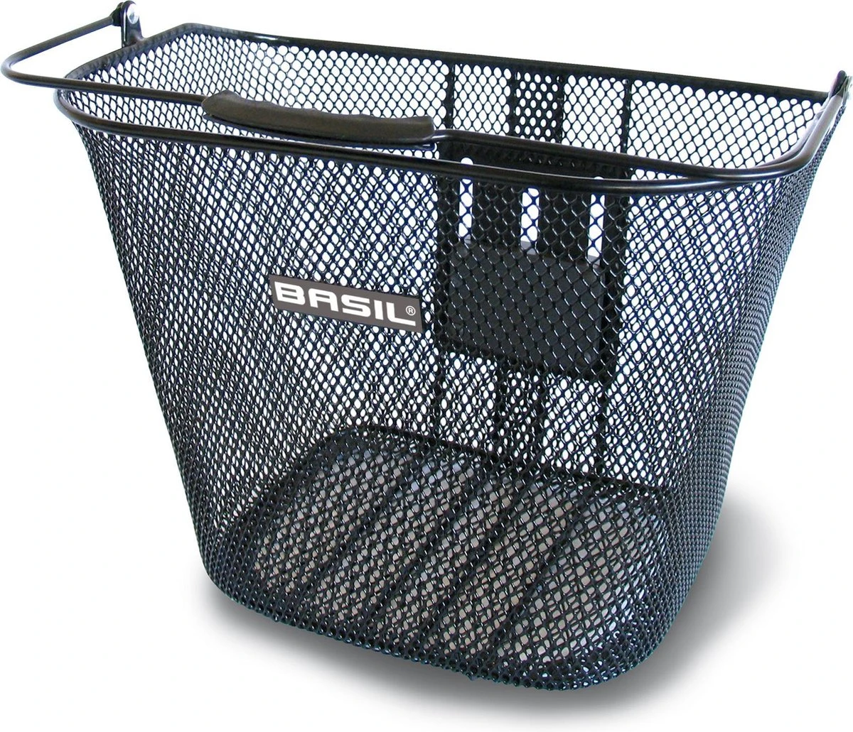 Basil Bremen BE - Fietsmand - Inclusief Systeem - Voorop - Zwart 1 Basil Bremen BE - Fietsmand - Inclusief Systeem - Voorop - Zwart