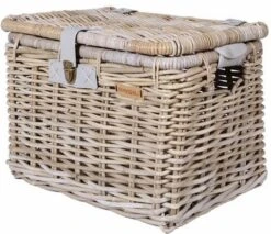 Basil Denton Fietsmand M - Voor - Rotan - Grijs - Medium -Fietsen Kortingswinkel 1200x1036 2