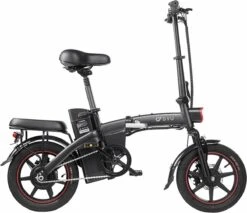 F-Wheel DYU A5 - Elektrische Vouwfiets - E Bike - 14 Inch - 7.5 Ah - 25km/u - Zwart -Fietsen Kortingswinkel 1200x1037 4