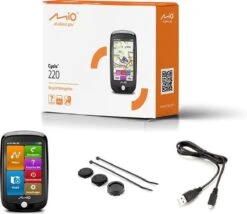 Mio Cyclo 220 Fietscomputer - Fietsnavigatie - Zwart -Fietsen Kortingswinkel 1200x1042