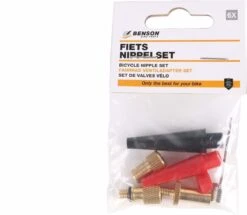 Benson Verloopnippel Set Alle Fietsventielen - Ballen - Luchtbed - 6 Delig -Fietsen Kortingswinkel 1200x1043 1